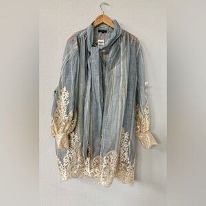 CQbyCQ Lyrical Lace Edge Mini Dress